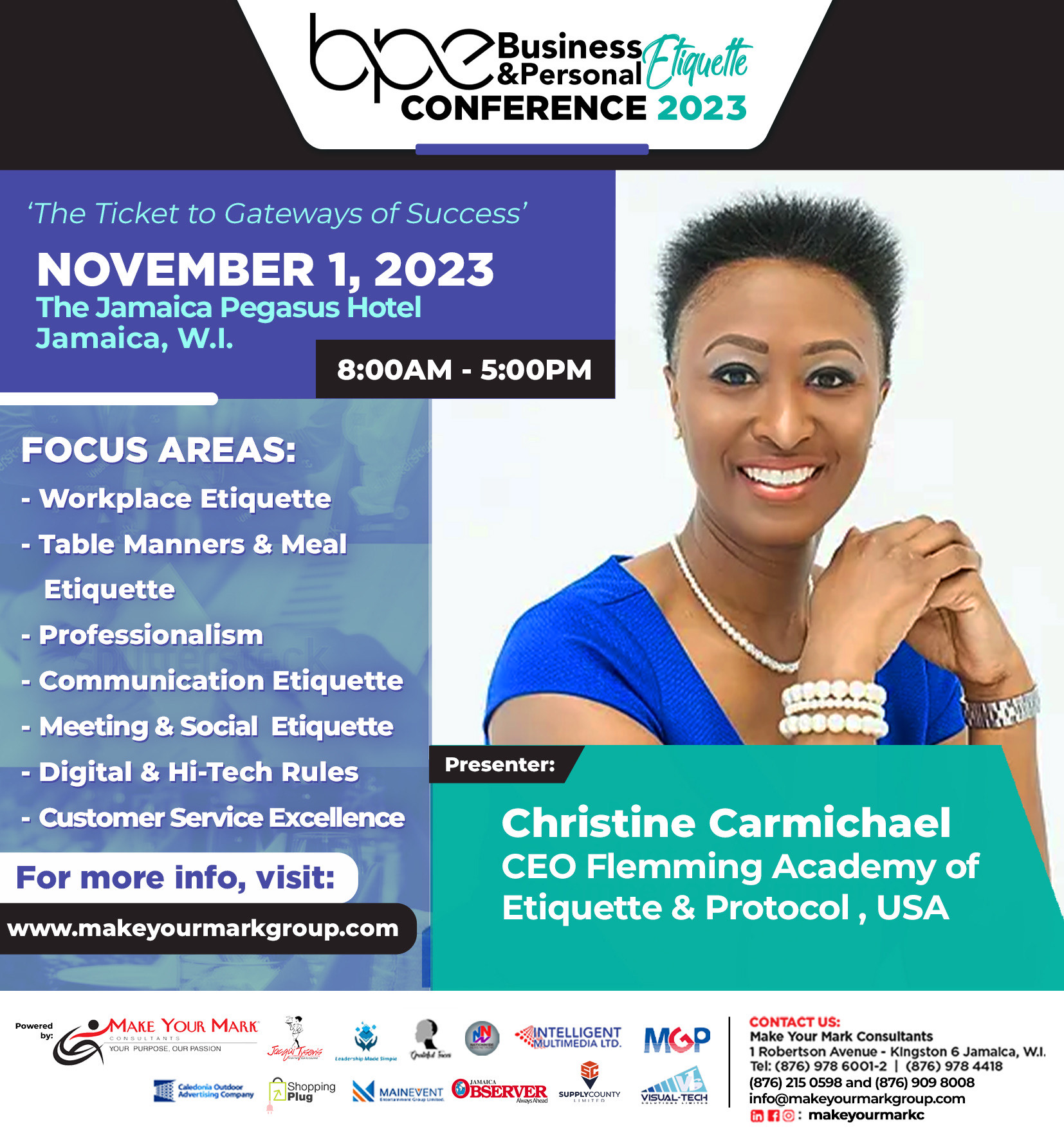 Business and Personal Etiquette Conference – Make Your Mark Group